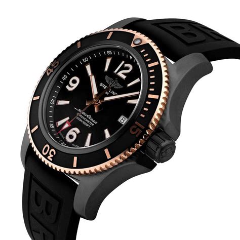 breitling superocean all black|breitling superocean 46 blacksteel.